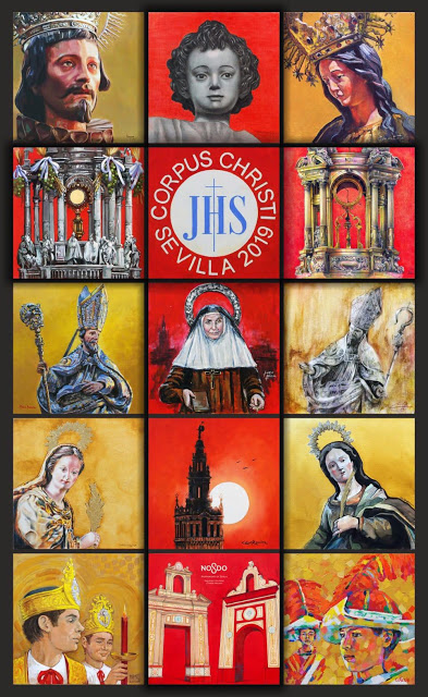 En este momento estás viendo El cartel del Corpus Christi de 2019 recrea las cubiertas de la Catedral y está firmado por 14 artistas