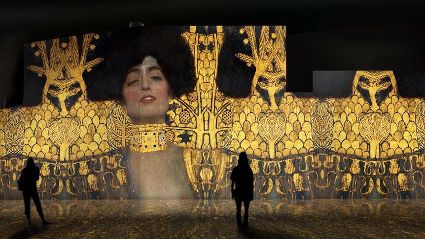 En este momento estás viendo El Pabellón de la Navegación acoge el estreno absoluto de la exposición multimedia ‘El Oro de Klimt’
