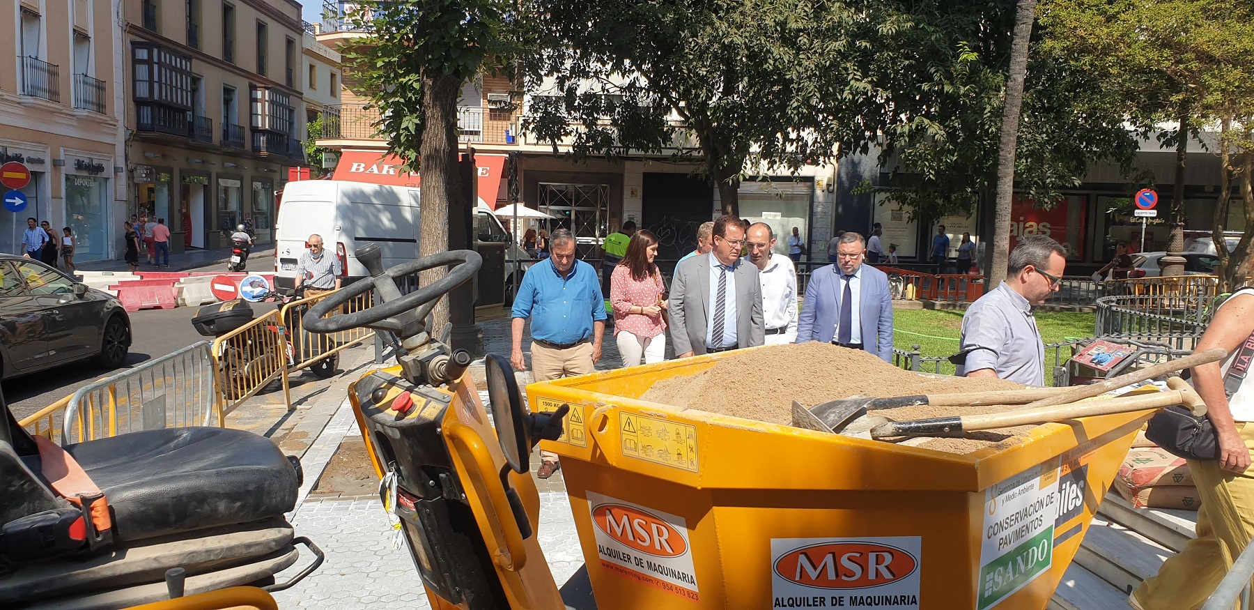 En este momento estás viendo Obras de mejora en la Plaza del Duque de la Victoria