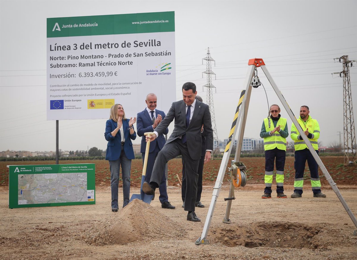 En este momento estás viendo La Junta da un impulso a la Línea 3 del Metro de Sevilla con contratos por 276 millones de euros