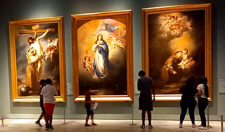 En este momento estás viendo El ‘mapping’ del ‘Revuelo en el museo’ vuelve al Bellas Artes