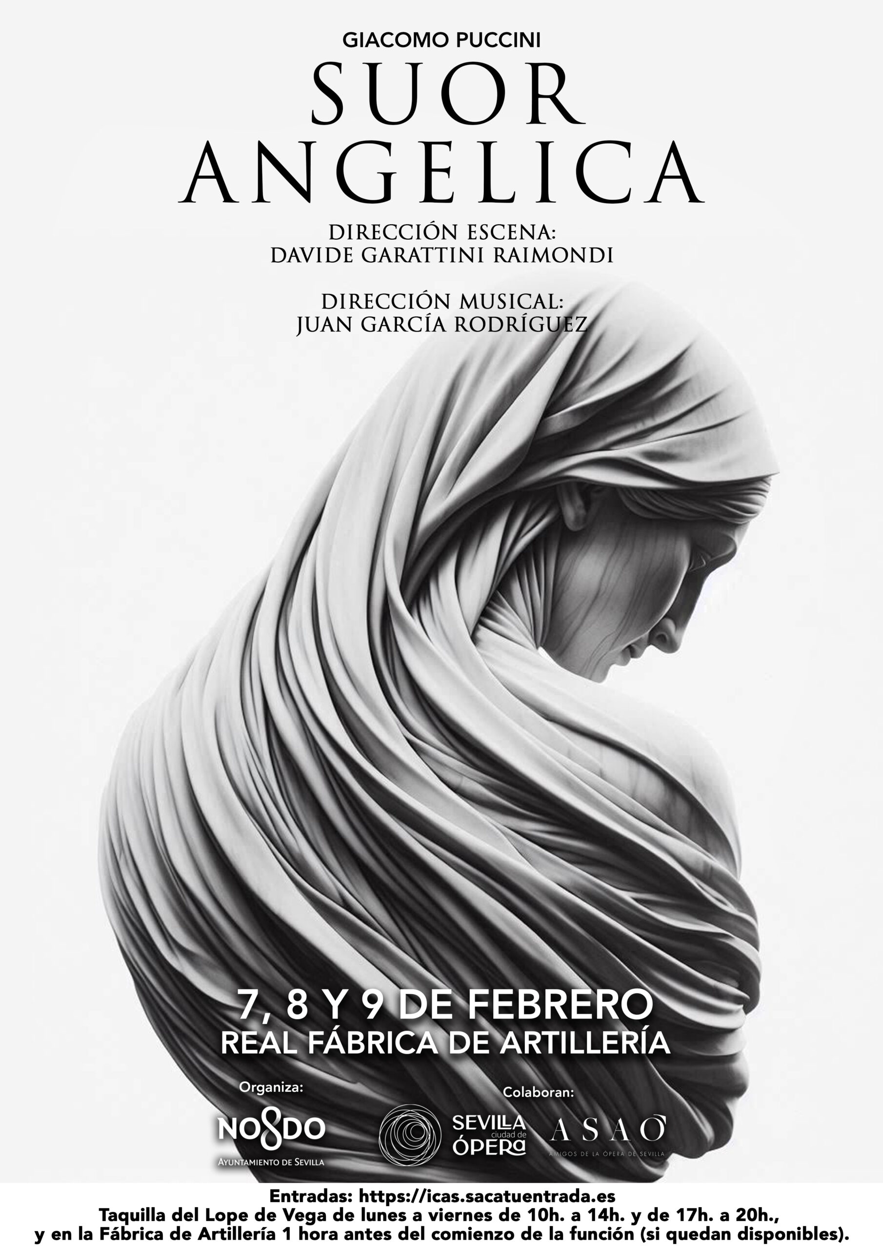 En este momento estás viendo La ópera “Suor Angelica” de Giacomo Puccini llega a la Real Fábrica de Artillería