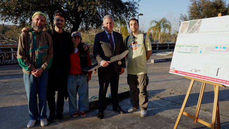 En este momento estás viendo El  Paseo Juan Carlos I tendrá una nueva zona deporiva con pista de skate