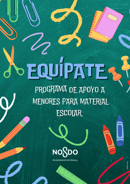 Abierto el plazo para solicitar mochilas y material escolar gratuito del proyecto Equípate