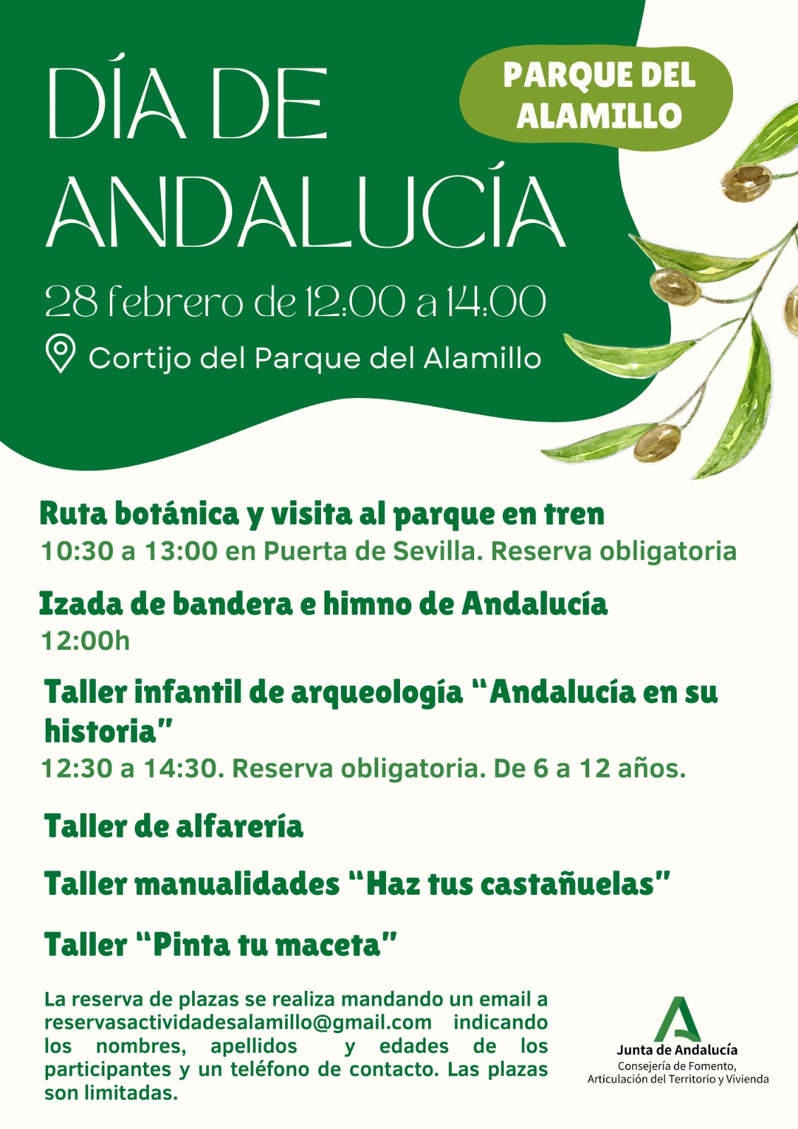 El Alamillo celebrará el Día de Andalucía con una jornada de naturaleza, historia y compromiso social
